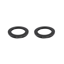 2 stuks 52mm-37mm 52mm naar 37mm zwarte verloopringadapter voor camera