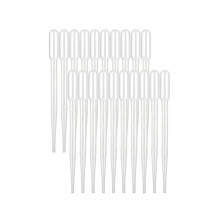 Pack of 1000 3 ml disposable plastic pipettes, calibrated droppers for science labs, DIY art