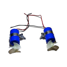 1 Pair of RC Jet Boat Underwater Motor Propulsion 7.4V 16800 RPM CW CCW 3-Blade Propellers for DIY Micro ROV Robot RC Lures