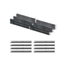 10000 Stück MicroTag GunFastener Kit für Feine StitchTagGun 0,5 cm -Tag-Widerhakenaufsatz für Kleidung Feines Tag Schwarz