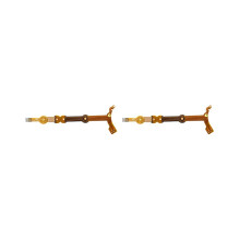 2 pieces New LENS Aperture Flex Cable for 17-50 mm 17-50 mm F/2.8 EX OS HSM Repair Part