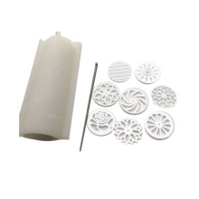 1 Set Acrylic Pull Kaleidoscope Soap Mold 1000 ml Tube Silicone Soap Mold