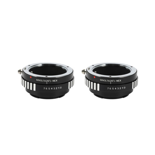 2x Adapter voor Minolta MAF AF-objectief naar E-mount Nex-3 Nex-5 camera DC111
