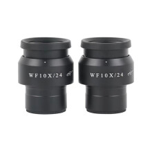 2 WF10X/24MM microscoopoculairs, groothoek binoculaire stereomicroscooplensaccessoires
