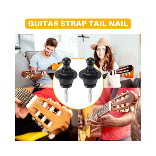 2 stycken gitarrrem lås stift peg nycklar halkfri remlås gitarr bas delar heta 2