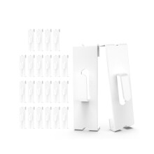 24-teiliges Set aus Drahtgitter-Wandhaken, Kleiderbügeln, Drahtgitter-Paneelhaken, Drahtgitter-Wandhaken,