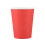 200 paper cups (9 oz) - Solid color birthday party tableware catering (Red) 2