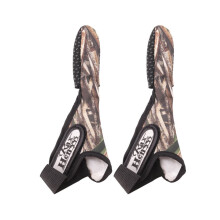 2x Werphandschoen met vingerbescherming, stabiele zeevlieg, karpervissen, camouflage