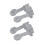 2 PT-31 Plasma Cutter Roller Guides, Wheel Spacers, Circle, Compass, Spacers, Suitable for Touch Arc 1