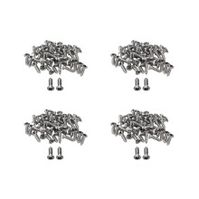 200x Gitarren- und Bass-Schrauben für Schlagbrett, Silber