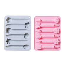 2-pack vaxkritor för återvinning, silikonformar för 3D-pennor med blommor, ugnssäker, ren silikon, hållbar