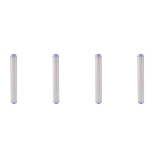 4 x 20-inch Ultrafiltration UF Membrane Filter Elements Universal Water Purifier Filter Elements with Flat Mouth