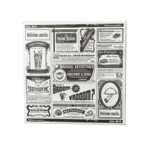 200 vellen Engels krantenpapier, vetvrij papier, snackpapier, olieabsorberend papier, cadeaupapier voor
