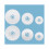 15-piece sewing machine bobbin cap set, small, medium, large, replacement bobbin cap, white, sewing 2
