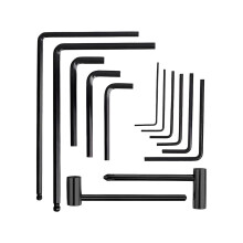 13-Piece L-Shaped Hex Key Set, Hex Guitar Neck Truss Rod Adjustment Wrench, Screwdriver Tool Set for Beginners