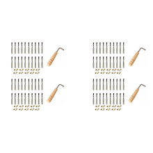 40 stemnagels en 40 klinknagels met L-vormige stemsleutel voor lierharp, kleine harp, muzikale snaren