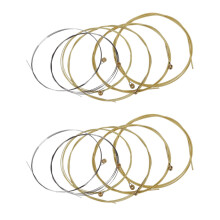 12x Metal Strings for Acoustic Guitar 1 Meter 1 M New