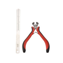 1 Set Gitarrenbundabzieher, Griffbrettschutz, Stahlplatten-Set, untere Bündigzange, Saitenschneider