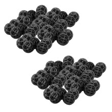 200 stuks aquarium bioballen voor viskoelerfilter, zwart, 16 mm