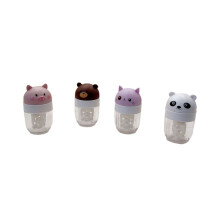 4-Piece Contact Lens Cleaning Case, Portable Manual Rotary Cleaner, Beauty Lens Storage Container