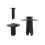 150pcs Mudguard Lined with Fasteners Rivet Snaps Decorative Panel Snaps Suitable for 3