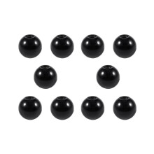 10x Vervangende zwarte bakelieten hendelknop met een diameter van 35 mm