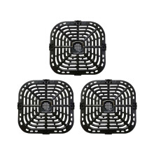3x Grillplaat voor de Instant 6QT airfryer, verbeterde vierkante grillplaten als vervangingsonderdelen