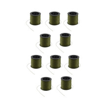 10 pieces 500m 30lb 0.26mm fishing line strong PE braided 4 strand green