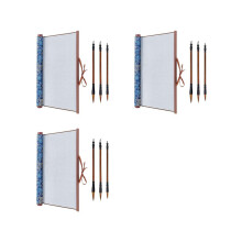 12-teiliges Set tintenloser chinesischer Kalligrafie, wiederverwendbar, mit Wasserschreibrolle, traditionellen