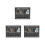 3x programmeerbare motorcontroller PLC FX1N tot 20MR programmeerbare relaisvertragingmodule met behuizing 1