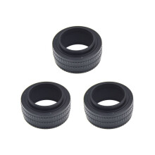 3x M42 naar M42 lensadapter met verstelbare scherpstelling en helicoïde macrofunctie, 25-55 mm