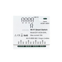 4CH eWeLink WiFi 85-265V USB 5V 2.4G WiFi Smartlife Home Automation Module voor IFTTT Alexa Home