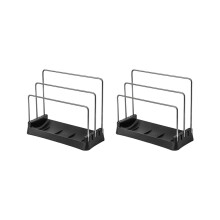 2x Snijplankhouders, Organizer Voorraadrek Achterrek Afwashouder Snijplank Organizer Keukenwerkblad