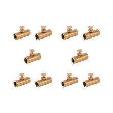 10 Pieces Gold Copper Cello Wolf Tone Eliminator Wolf Tone Mute Suppressor for Cello Gold