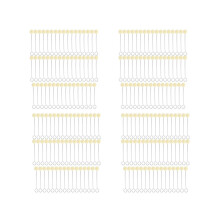 200 Stuecke Wolle Daubers Pinsel Leder Farbstoff-Abstrichfaerbung mit Metallgriff Fuer DIY Handwerk Projekte