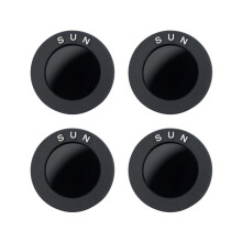4 stuks 1,25 inch zwarte zonnefilters voor astronomische telescopen, accessoires, optische glazen lenzen,