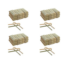 480 verpakkingen bamboetangetjes, 10 cm wegwerptangetjes, milieuvriendelijk wegwerpbestek van bamboe,
