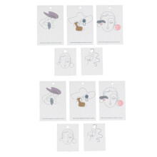 200 stuks elegante dames oorbellen displaykaarten, ketting sieraden verpakking papieren kaarten hangers
