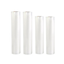 4 vacuümzakken, op maat te snijden, transparante plastic zakken, voedselverpakkingszakken (2 rollen