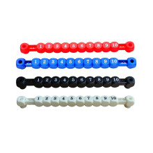4-Piece Table Football Counter Ice Hockey Scoring Units Counter Checkered Goal Scorer Football Display Board Game Accessory