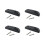 4X Thumb Rest Tug Bar Finger Pull For Jazz Precision Bass Guitar Plastic 1