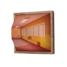 3D stereoskopisk visuell vägglampa sängbordsdekorativ lampa scen 3D-effekt färgskiftande gör-det-själv-vägglampor