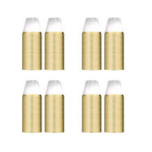 4 gouden plastic bekers van 260 ml (9 oz), wegwerpbekers, plastic wijnglazen, feestbekers, transparante