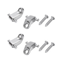 4 Stück Rollensaitenniederhalter für E-Gitarren – Silber