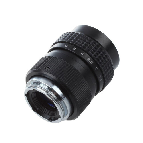2X 25mm F1.4 CCTV Lens C-Mount Black for PEN E-PL5 E-PM3 E-PM2 E-P1 2