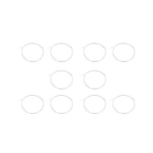 40 Stück / Set Weiße, strapazierfähige Nylon-Ukulelensaiten, Ersatzteil für 21 Zoll, 23 Zoll und 26