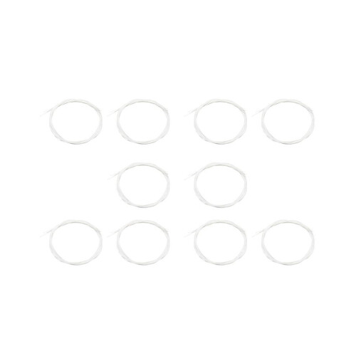 40 Pieces / Set White Durable Nylon Ukulele Strings Replacement Part For 21 Inch 23 Inch 26 Inch Stringed