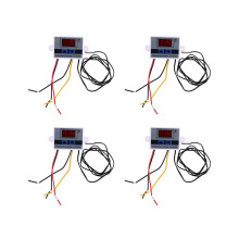 4x 10A AC110-220V digitale LED-temperatuurregelaar XH-W3001 voor incubatorkoeling, verwarmingsschakelaar,