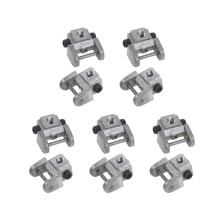 10-teiliges Umrüstset für Dekupiersägeblatthalter, Adapter ohne Stift, Metallhalterung für obere/untere