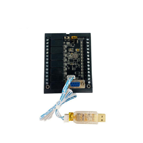 2X Programmable Motor Controller PLC FX1N Up to 20MR Programmable Relay Delay Module with Housing Motor Controller 1